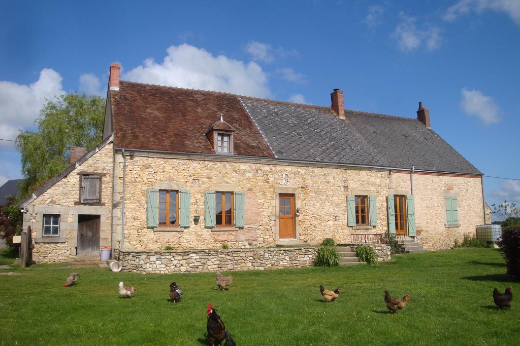 Maison D'Hotes La Roulotte Des 4 Saisons Sazeray Buitenkant foto